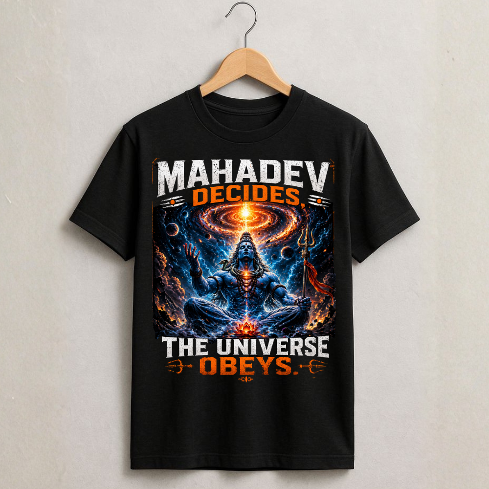 Mahadev Decides - The Universe Obeys T-Shirt