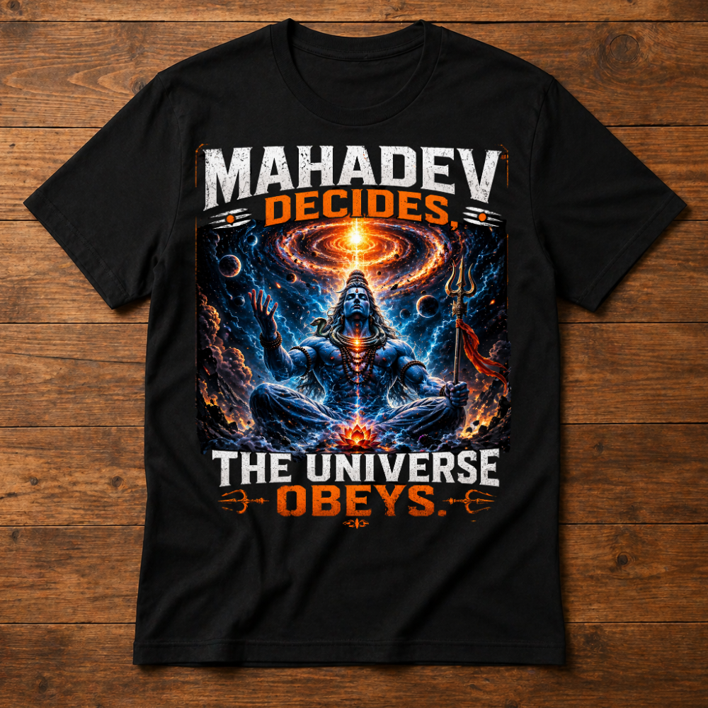 Mahadev Decides - The Universe Obeys T-Shirt
