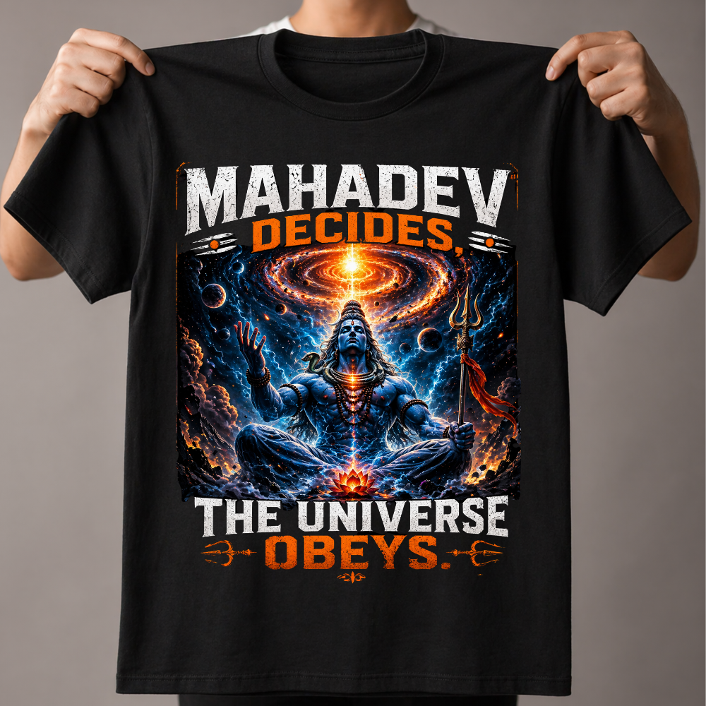 Mahadev Decides - The Universe Obeys T-Shirt