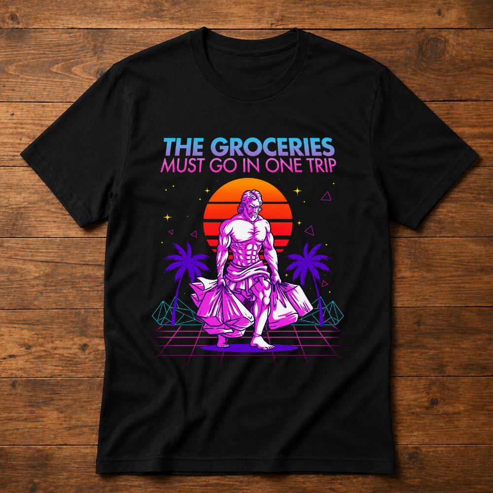 The Groceries Should Go In One Trip -  T-Shirt
