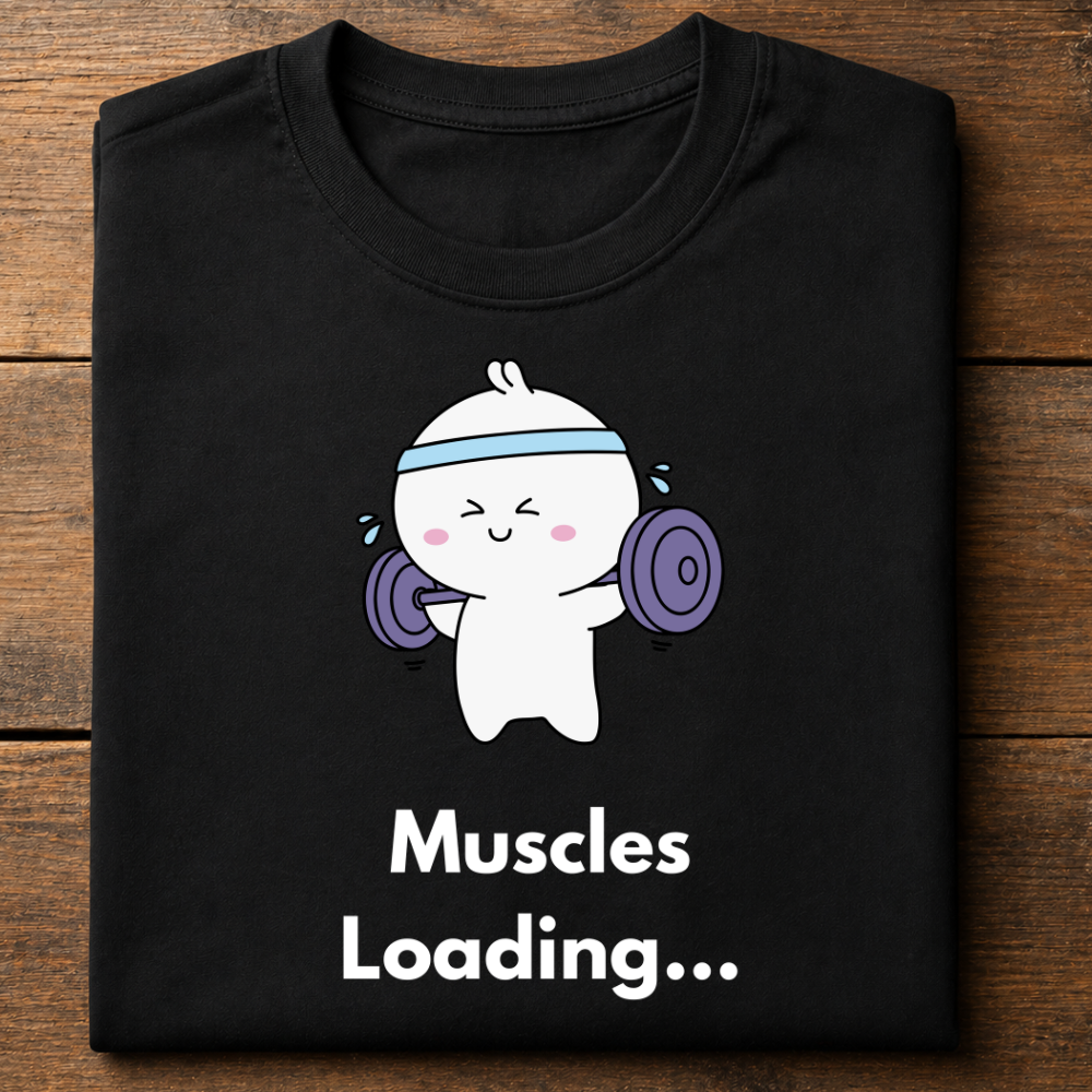 Muscles Loading... Unisex Basic T-Shirt
