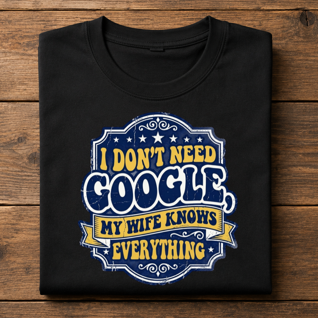 I Don't Need Google T-Shirt