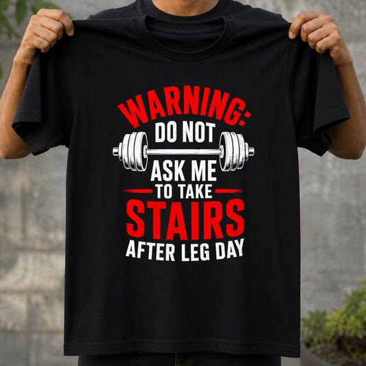 Do Not Ask Me To Take Stairs - T-Shirt