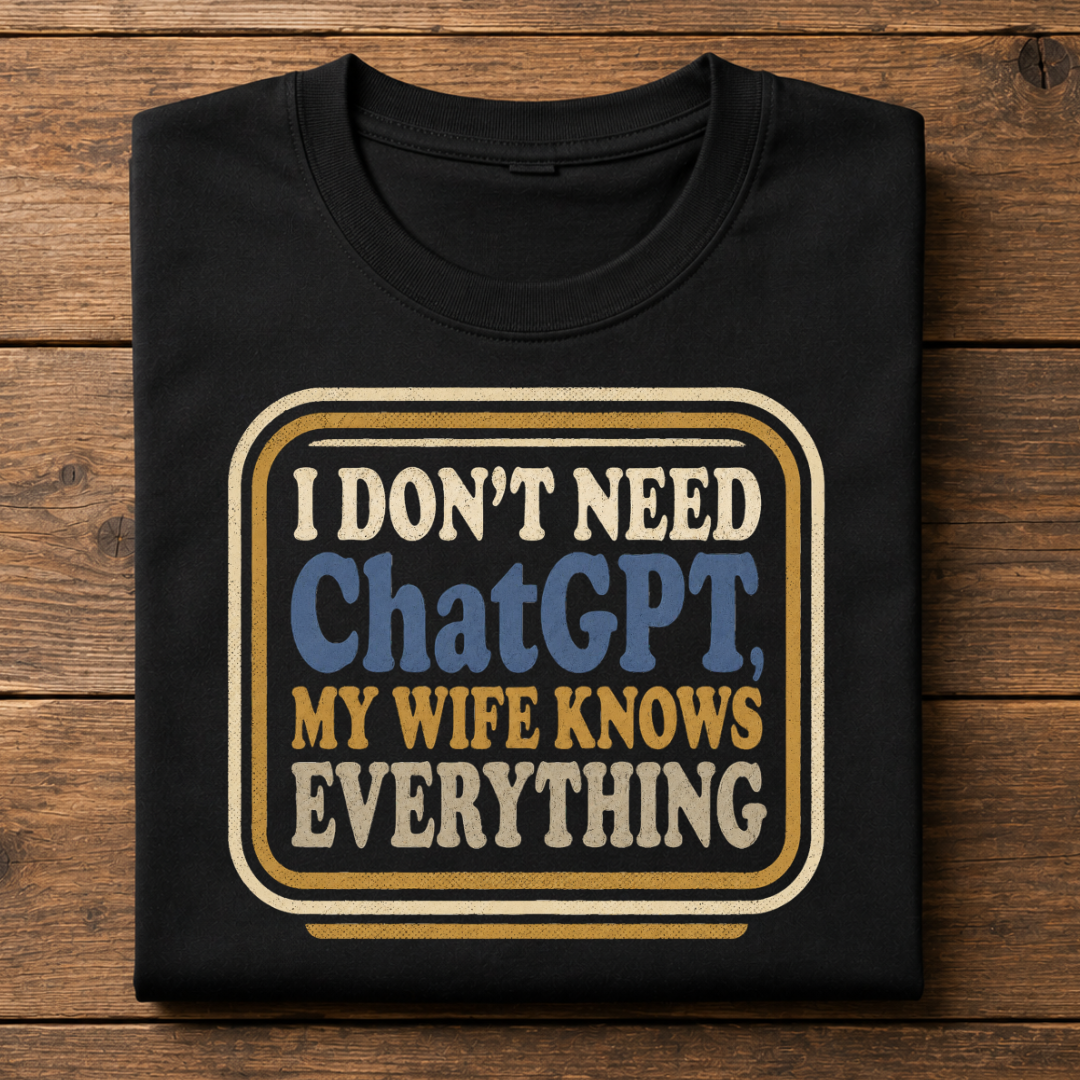 I Don't Need ChatGPT T-Shirt