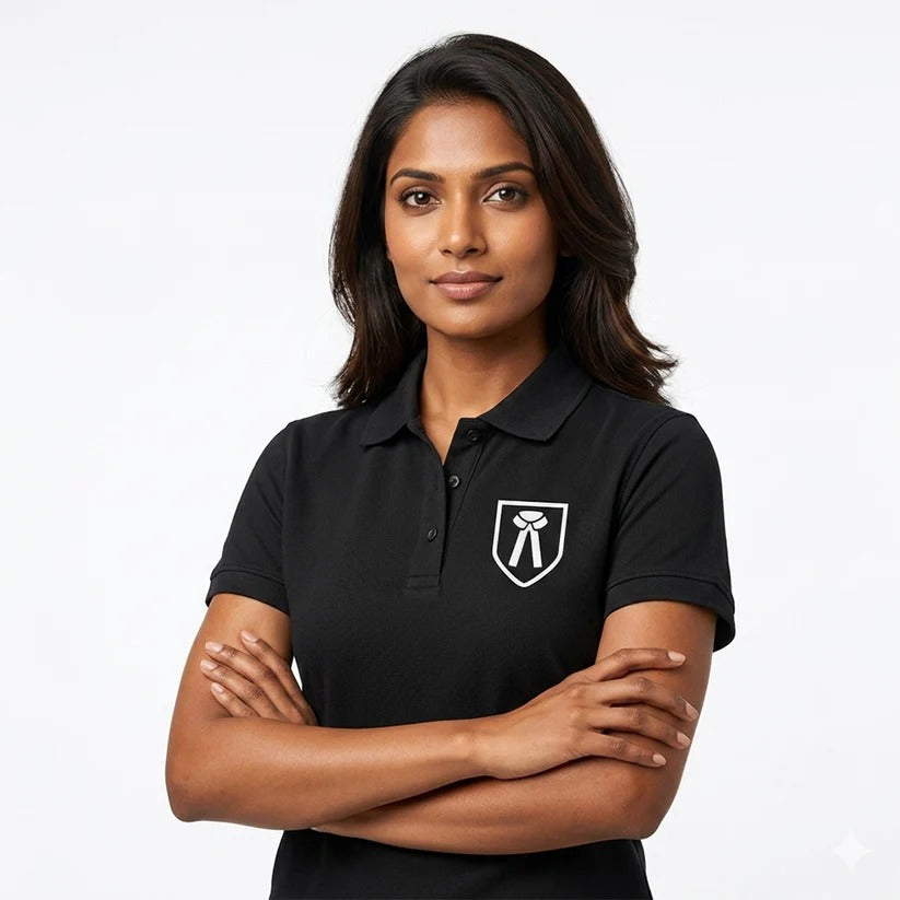 Advocate Icon - Black Lawyer Polo T-shirt