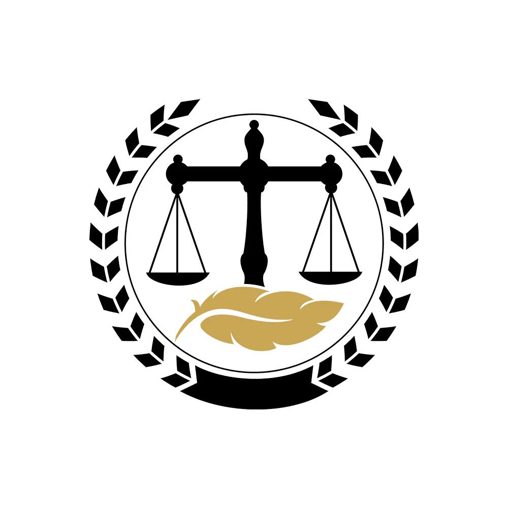 Advocate Logo Embroidered - White Lawyer Polo T-shirt