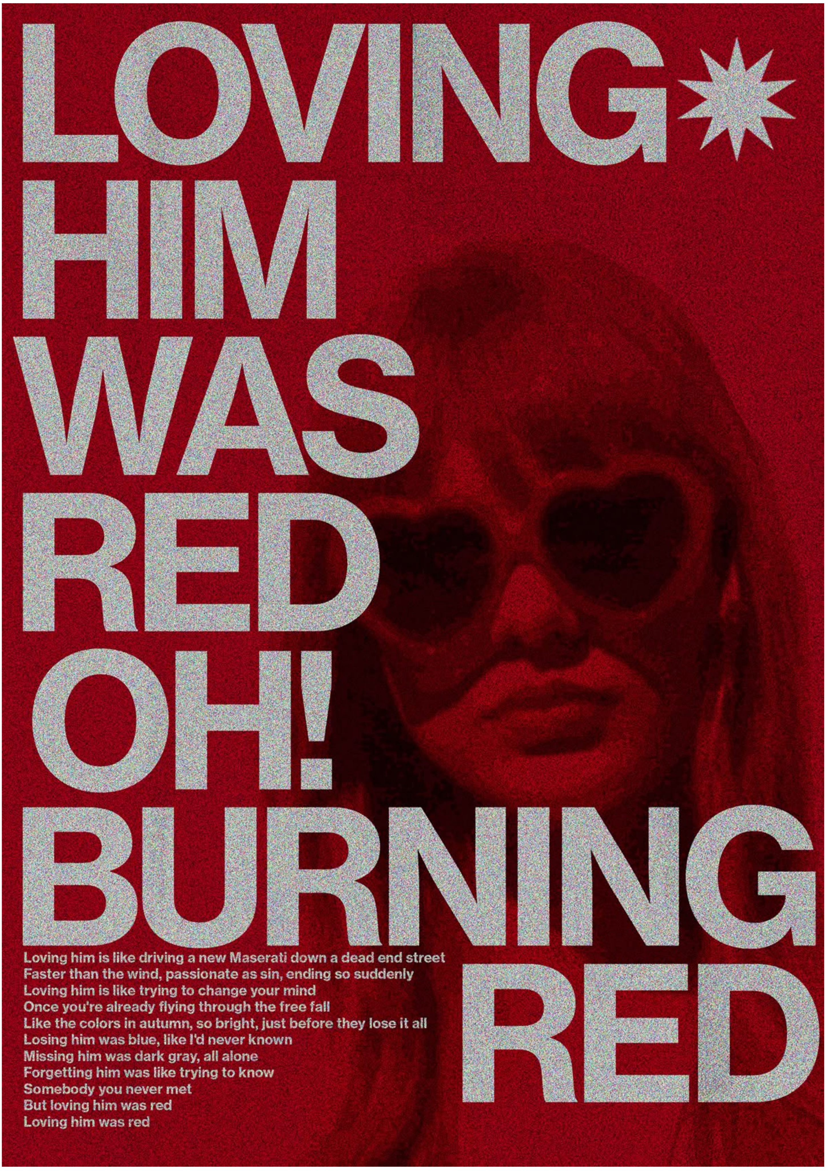 Loving Him Was Red TS Oversized Tee