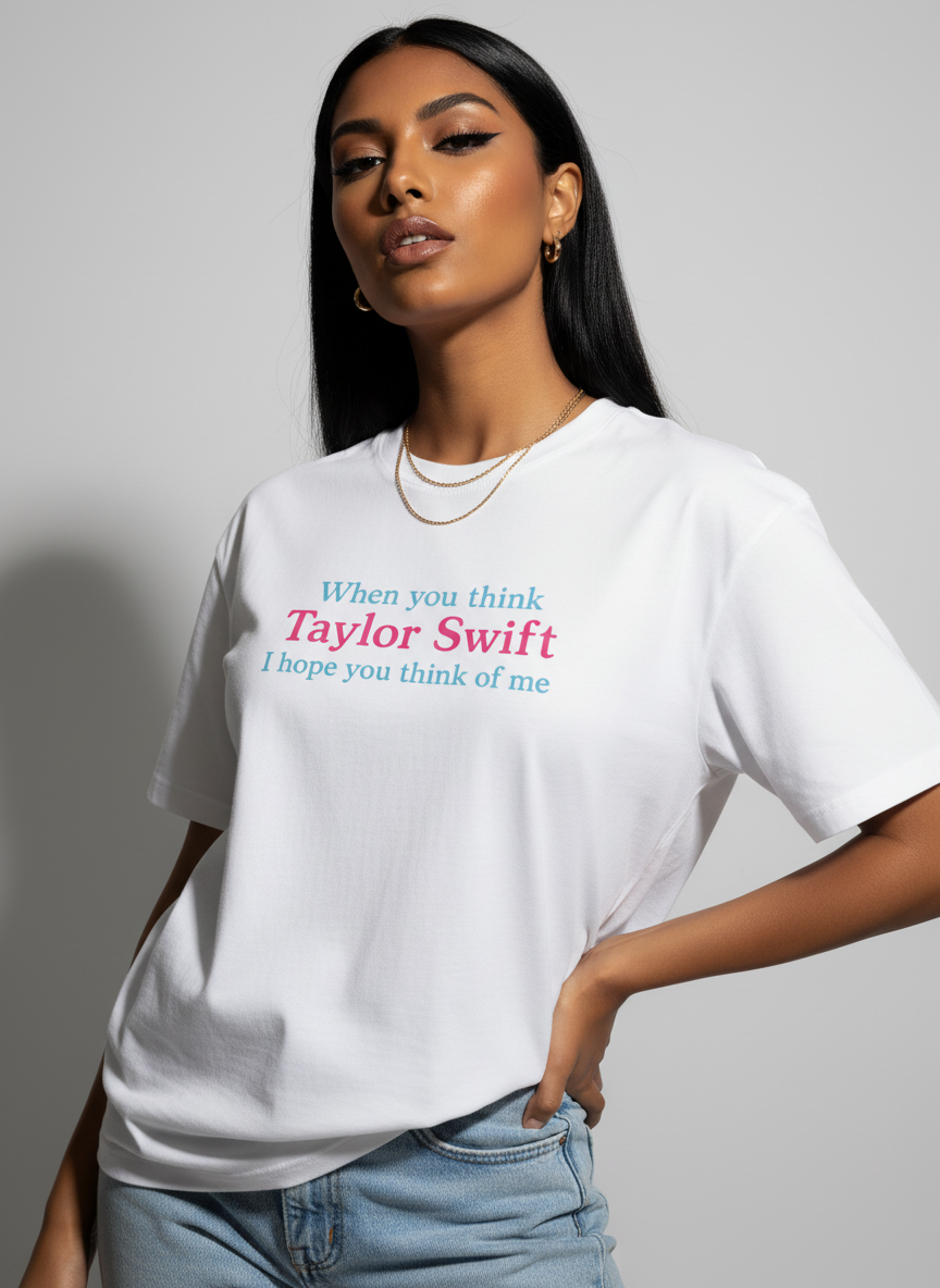 When You Think TS Oversized Tee